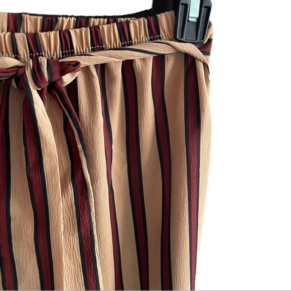 MAVERICK Stripes Wide Leg summer Pants Size Small - Picture 5 of 10